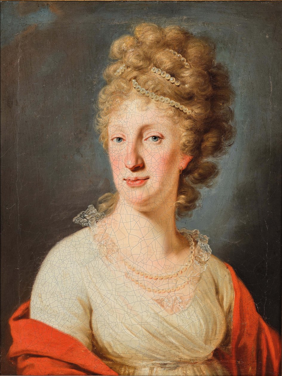 Mária Terézia nápolyi és szicíliai portréja 1772-1807. alkotó: Joseph Kreutzinger