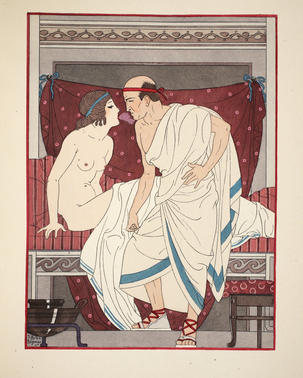 Breath of Youth, illusztráció a Hippokratész műveiből, 1934 alkotó: Joseph Kuhn Regnier