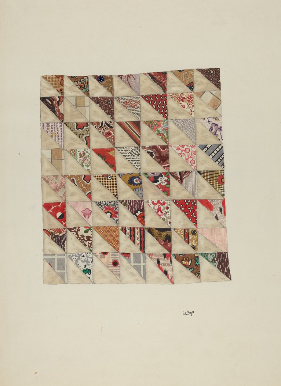 Calico Patchwork darabja alkotó: Joseph L. Boyd