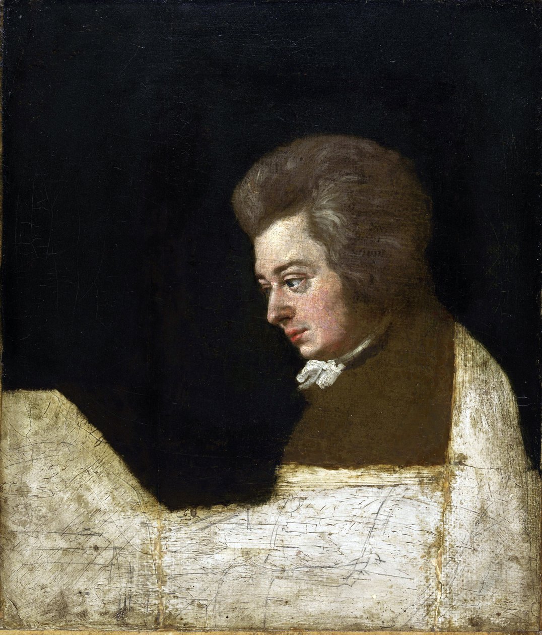 Wolfgang Amadeus Mozart (1756-1791), Josef Lange (1751-1831) alkotó: Joseph Lange