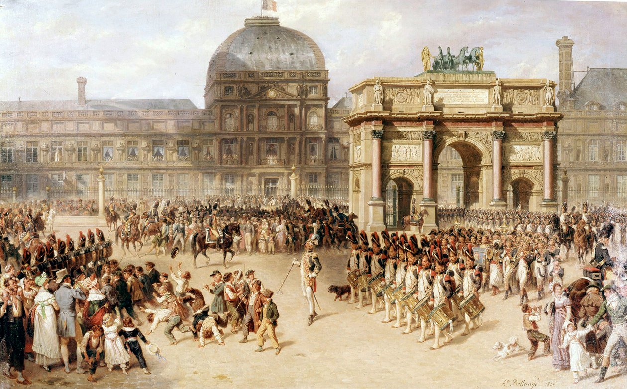 Egy áttekintés napja a Birodalom alatt (1810). 1862 (festmény) alkotó: Joseph Louis Hippolyte Bellange