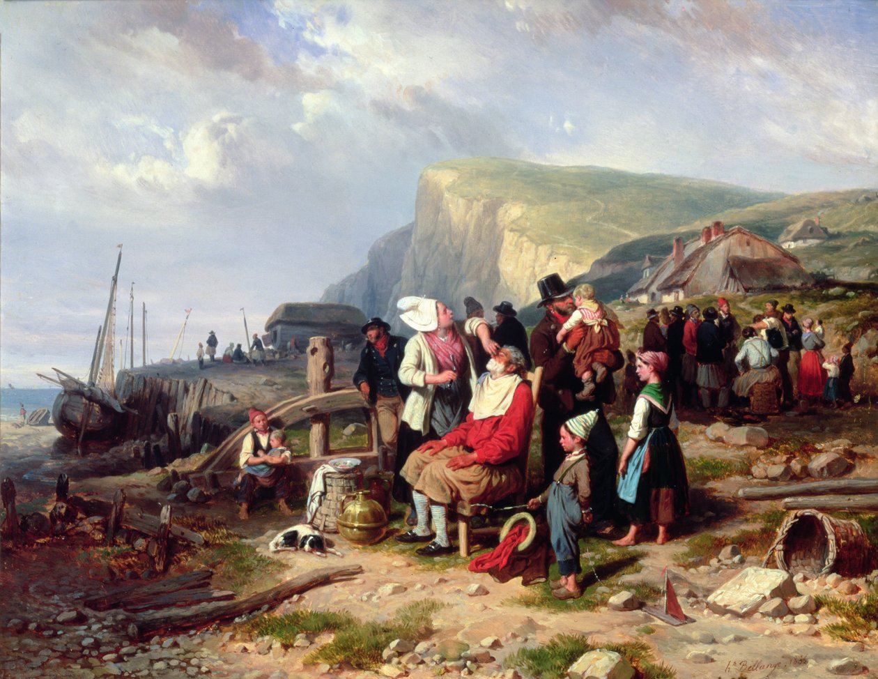 Hazatérés, 1846 alkotó: Joseph Louis Hippolyte Bellange