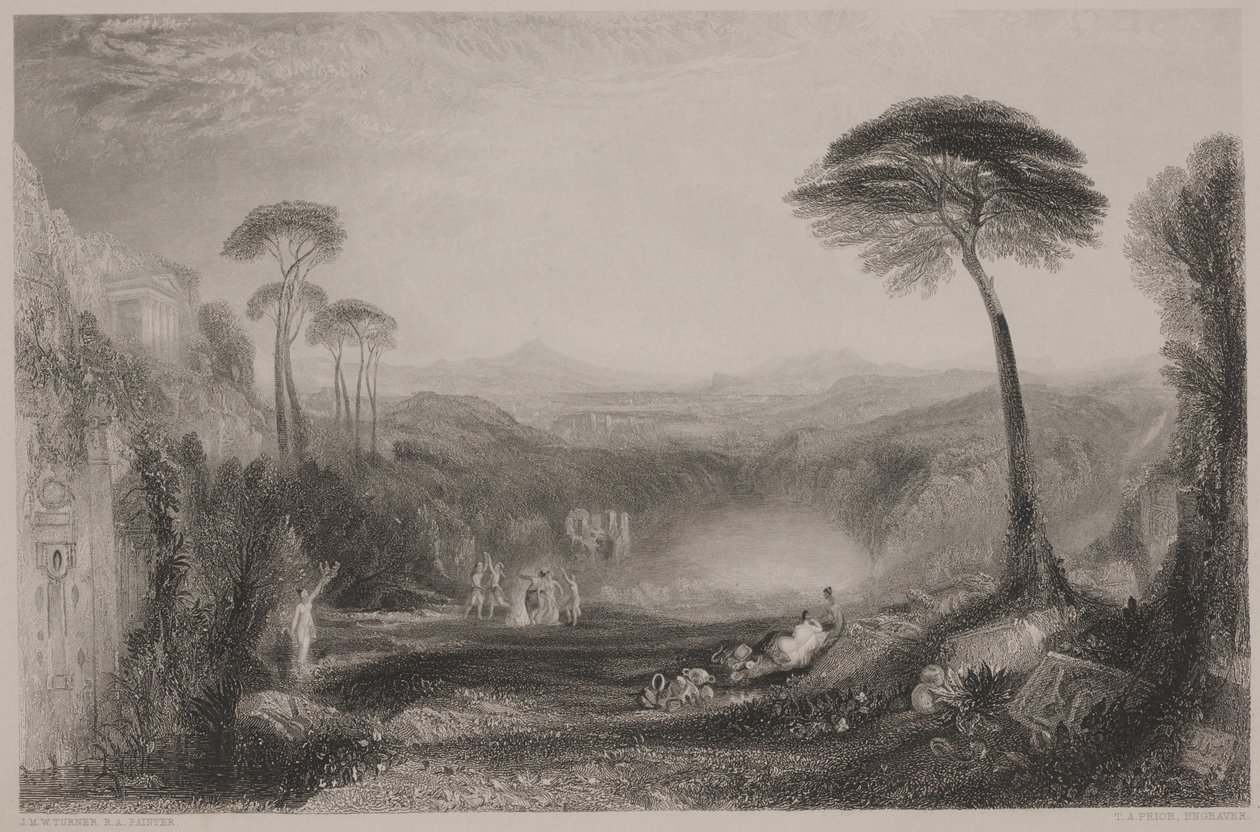 Az Aranyág, 19. század közepe (litho) alkotó: Joseph Mallord William (after) Turner