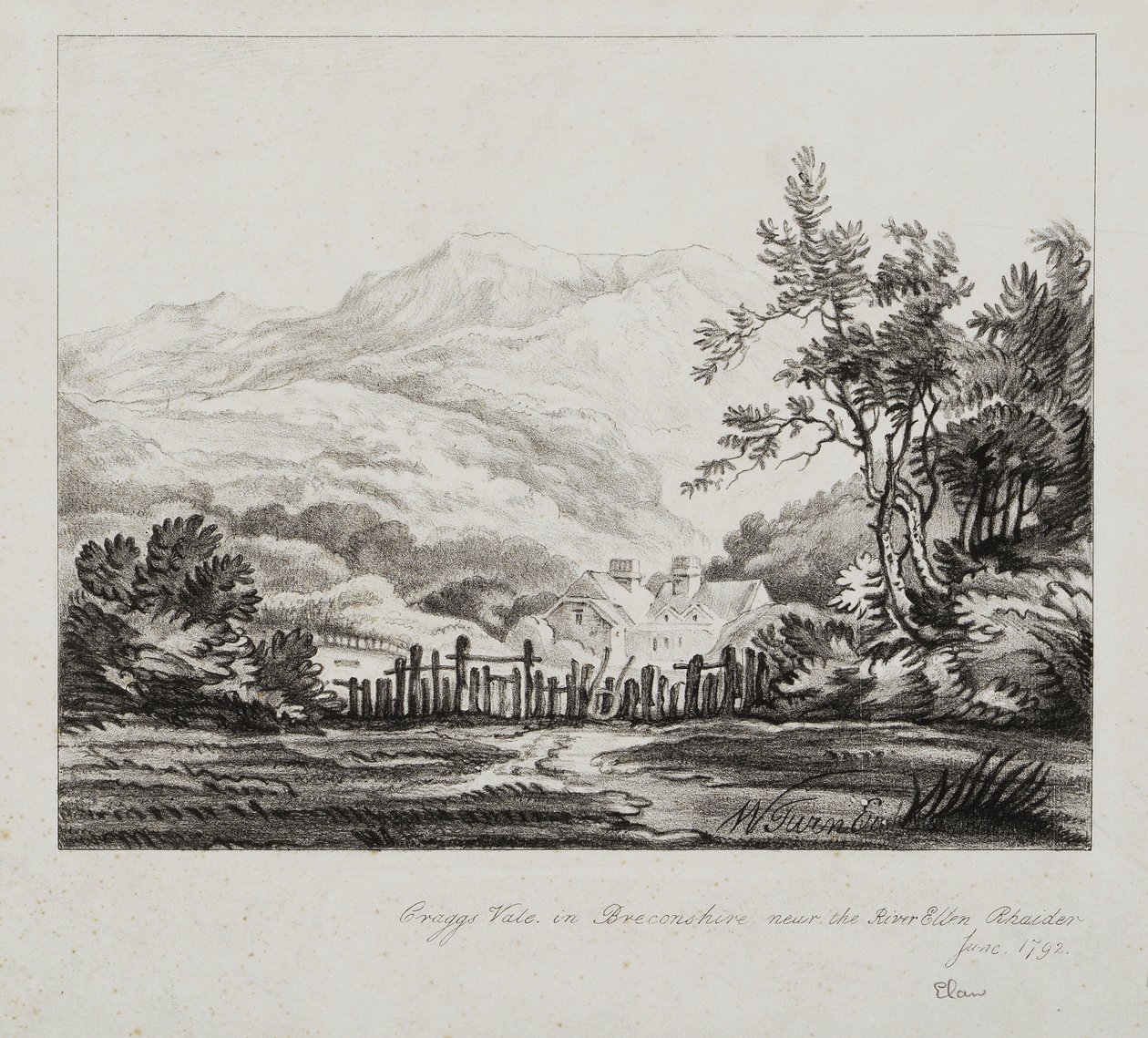 Elan völgye alkotó: Joseph Mallord William (after) Turner