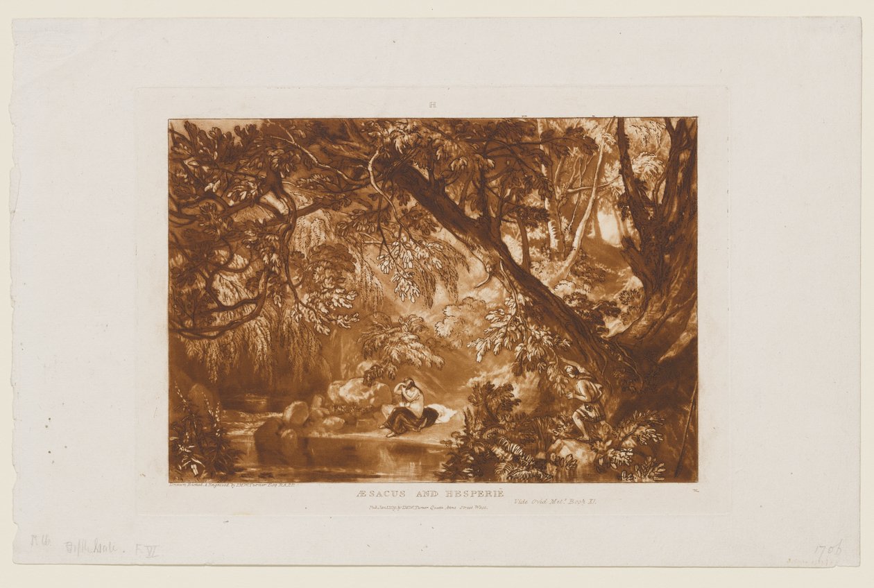 Aiszakosz és Heszperia alkotó: Joseph Mallord William Turner