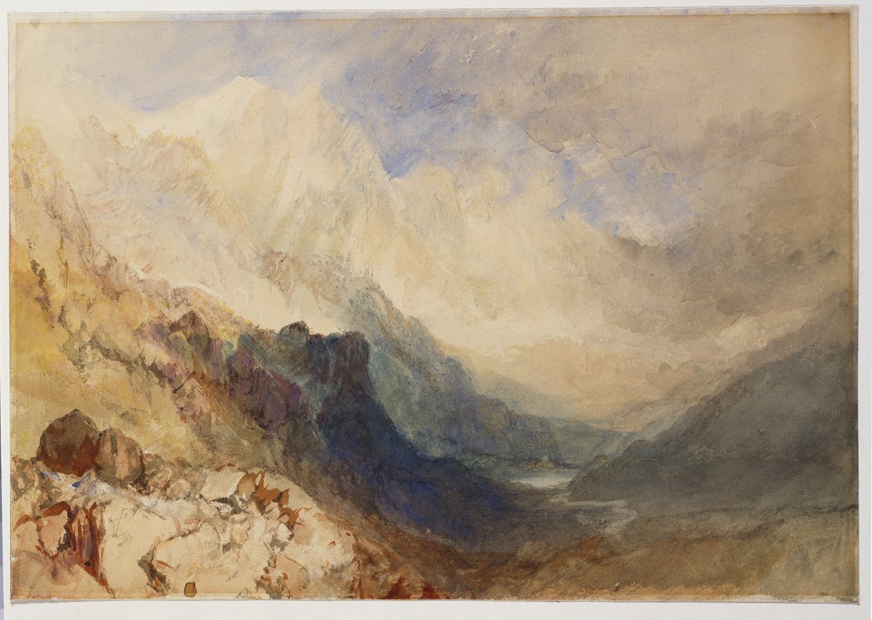 Jelenet a Val d"Aosta-ban alkotó: Joseph Mallord William Turner
