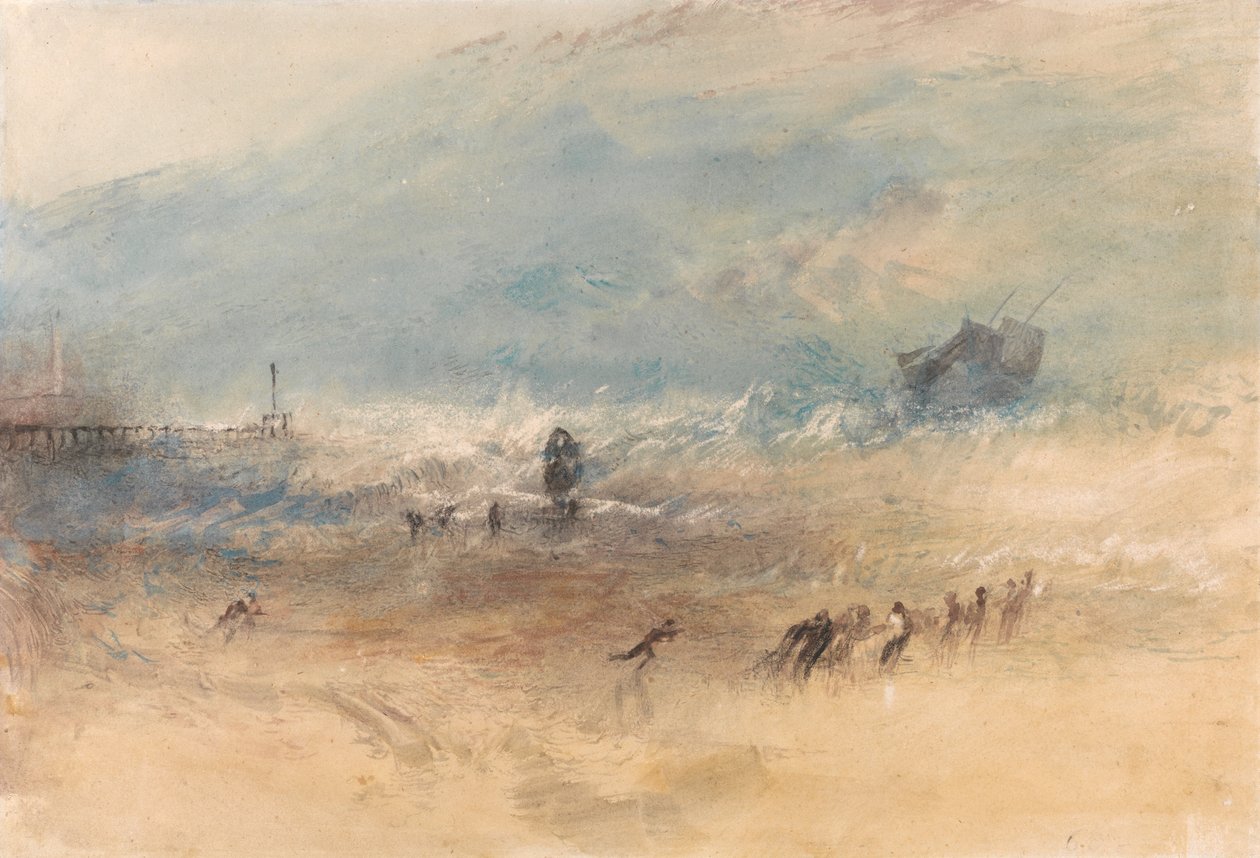 Hajó közeledik Margate kikötőjéhez viharos tengeren alkotó: Joseph Mallord William Turner