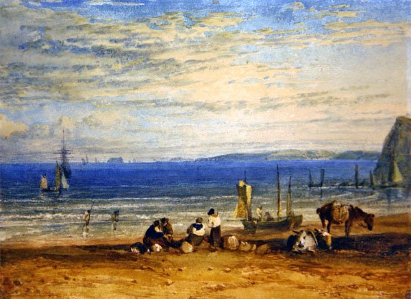 Babbacombe Bay (akvarell papíron) alkotó: Joseph Mallord William Turner