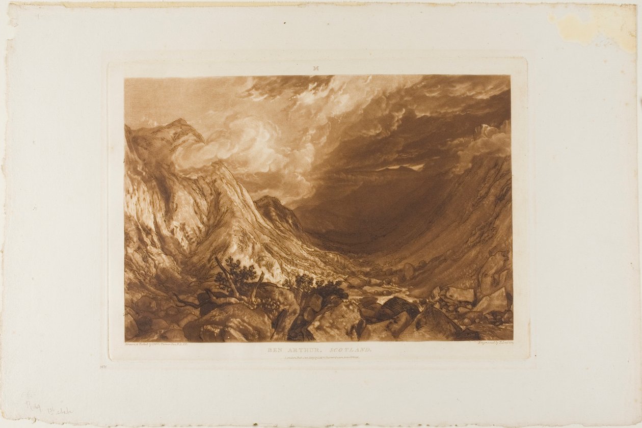 Ben Arthur, 69. lemez a Tanulmányok Könyvéből alkotó: Joseph Mallord William Turner