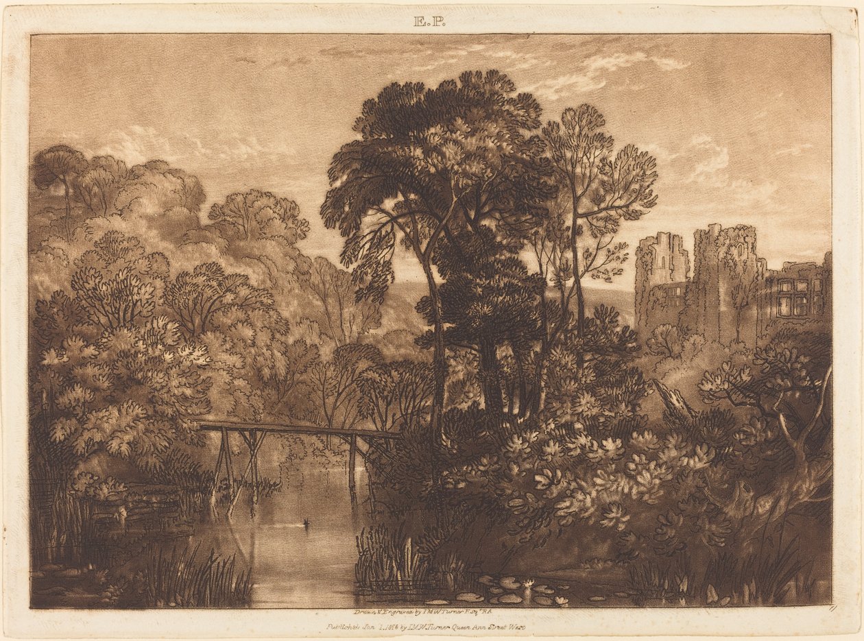 Berry Pomeroy kastély alkotó: Joseph Mallord William Turner