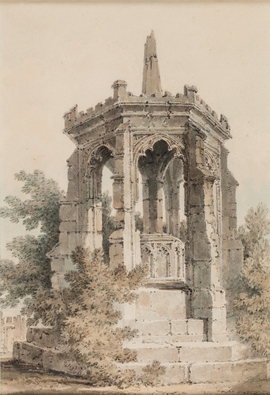 Blackfriars Cross, Hereford (A Monument) alkotó: Joseph Mallord William Turner