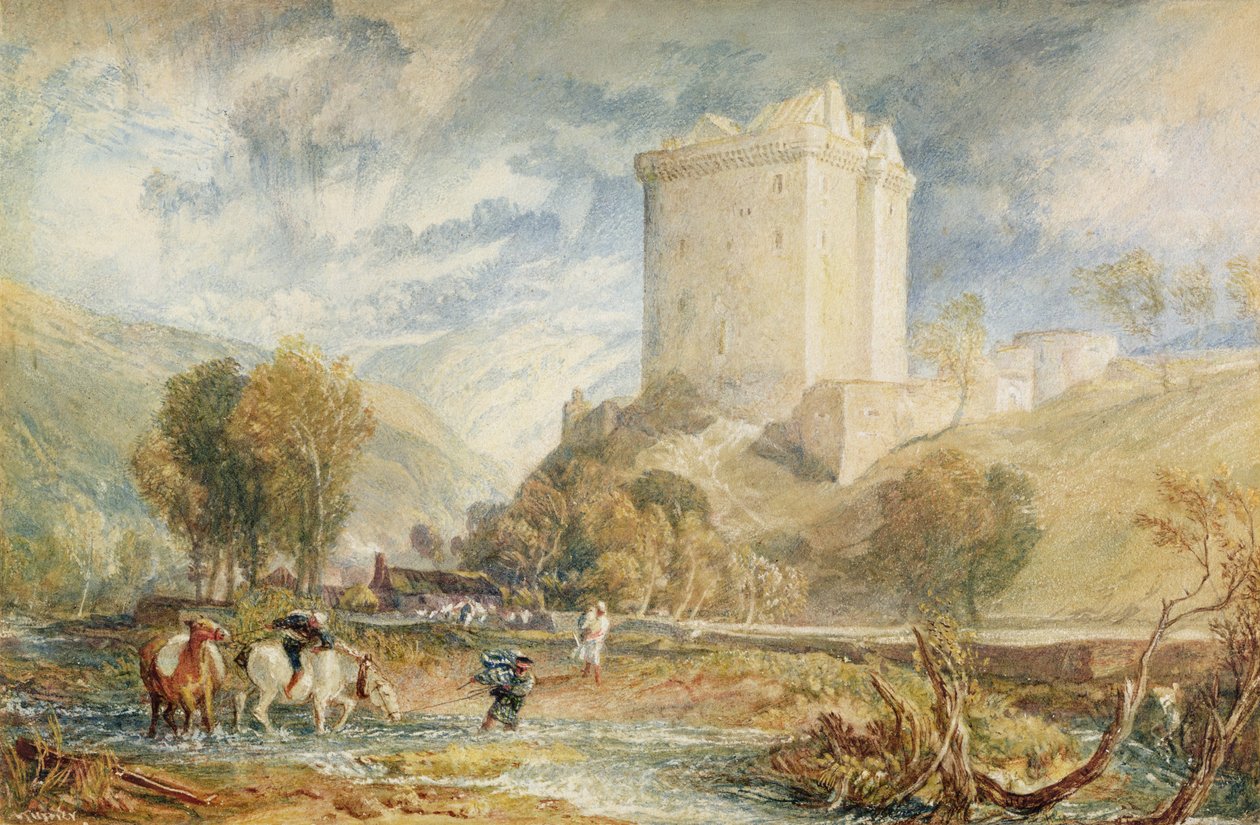 Borthwick kastély alkotó: Joseph Mallord William Turner