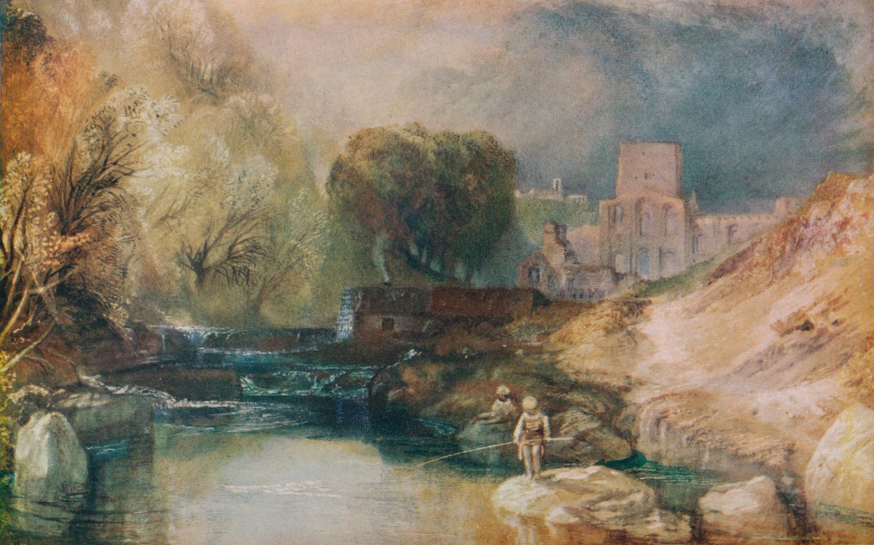 Brinkburn Priory, Northumberland, 1830 alkotó: Joseph Mallord William Turner