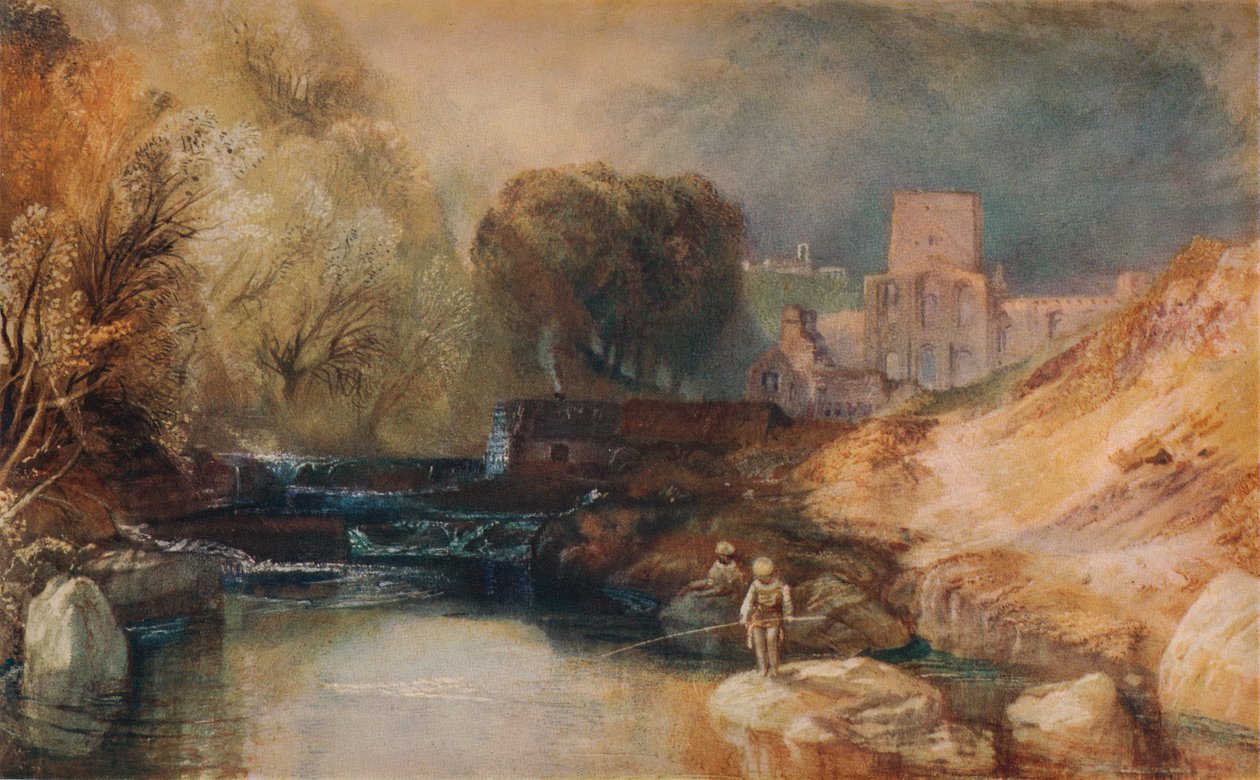 Brinkburn Priory, Northumberland, 1830, 1938 alkotó: Joseph Mallord William Turner
