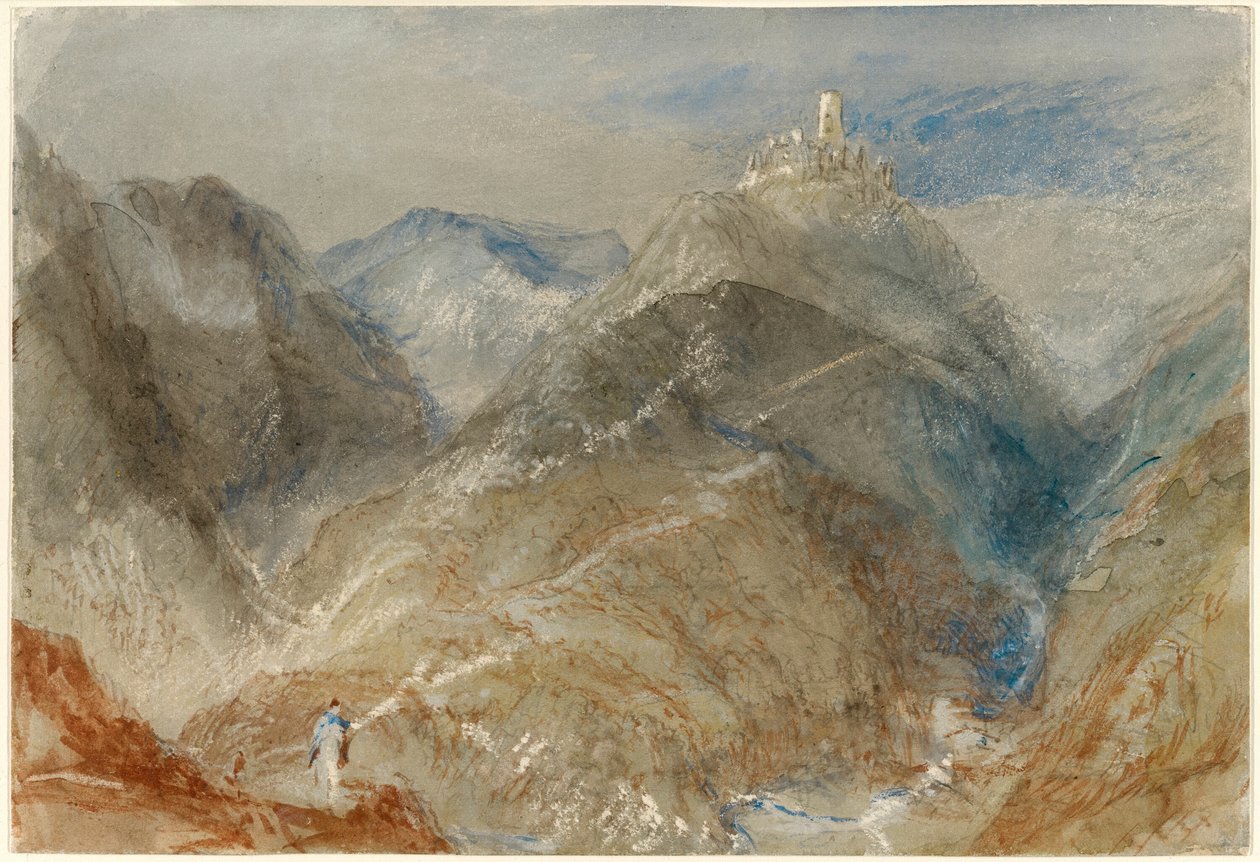 Kastély a magasságban Genf közelében alkotó: Joseph Mallord William Turner