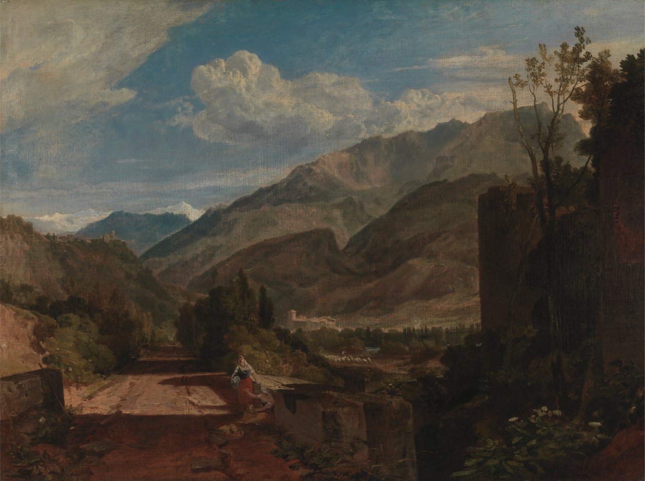 St. Michael, Bonneville, Savoy kastélyai alkotó: Joseph Mallord William Turner