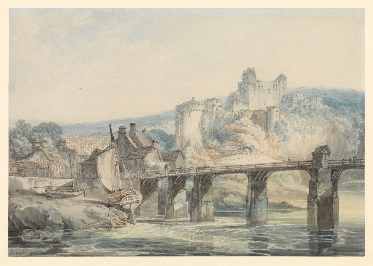 Chepstow kastély alkotó: Joseph Mallord William Turner