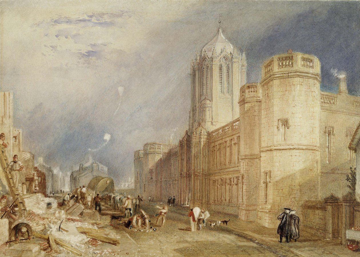 Christ Church College, Oxford alkotó: Joseph Mallord William Turner