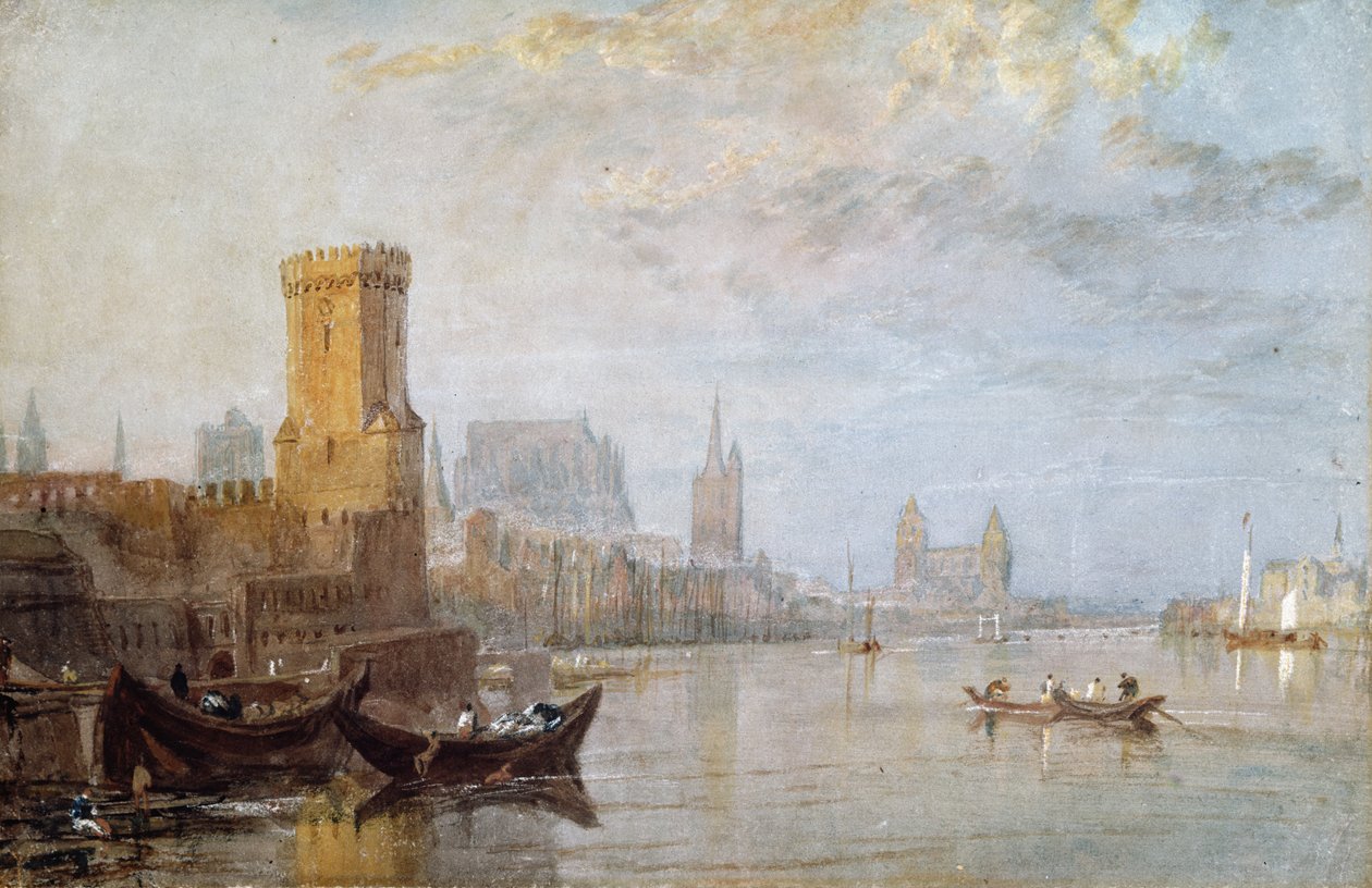 Köln a Rajna mellett alkotó: Joseph Mallord William Turner