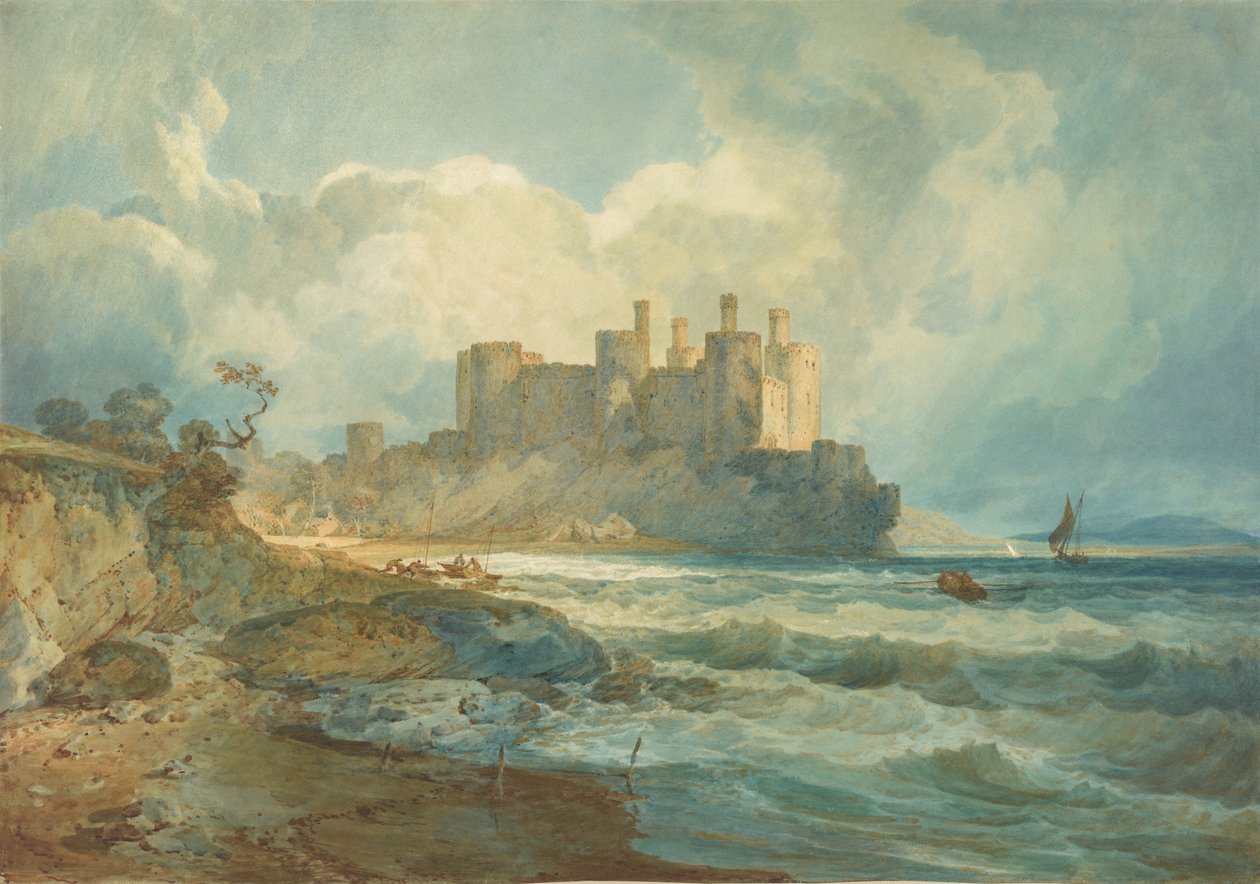 Conway kastély, Észak-Wales alkotó: Joseph Mallord William Turner
