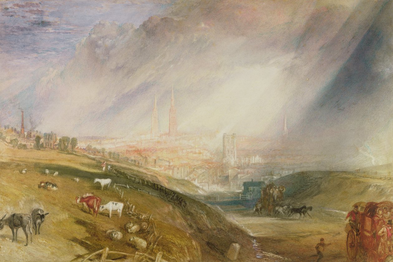Coventry, Warwickshire, 1832 körül alkotó: Joseph Mallord William Turner