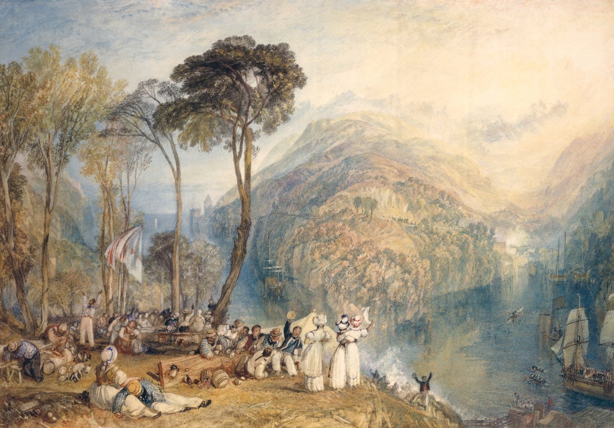 Dartmouth Cove (wc papíron) alkotó: Joseph Mallord William Turner