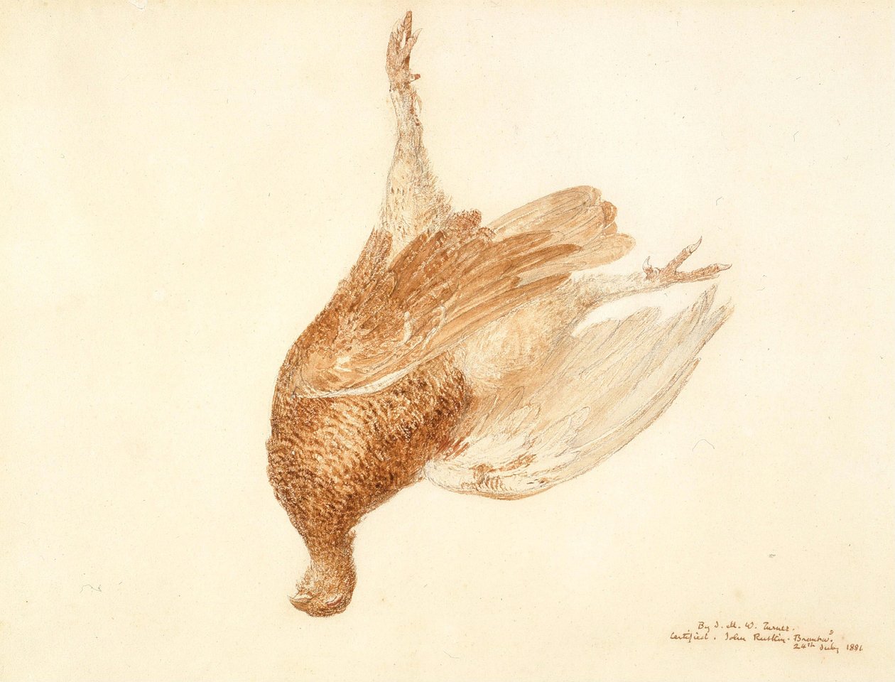 Elpusztult siketfajd alkotó: Joseph Mallord William Turner