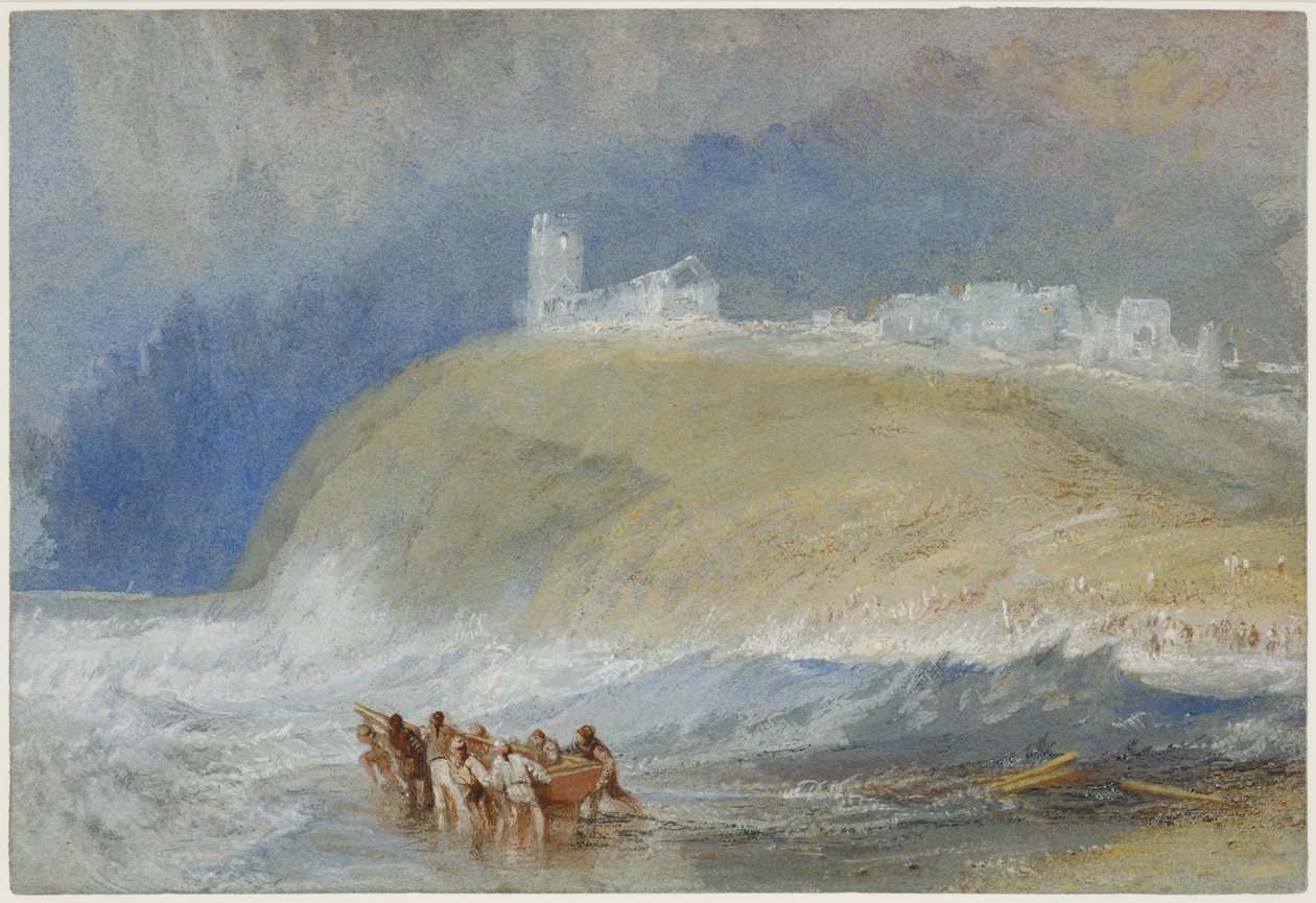 Dunwich, Suffolk, 1827 körül (akvarell papíron) alkotó: Joseph Mallord William Turner