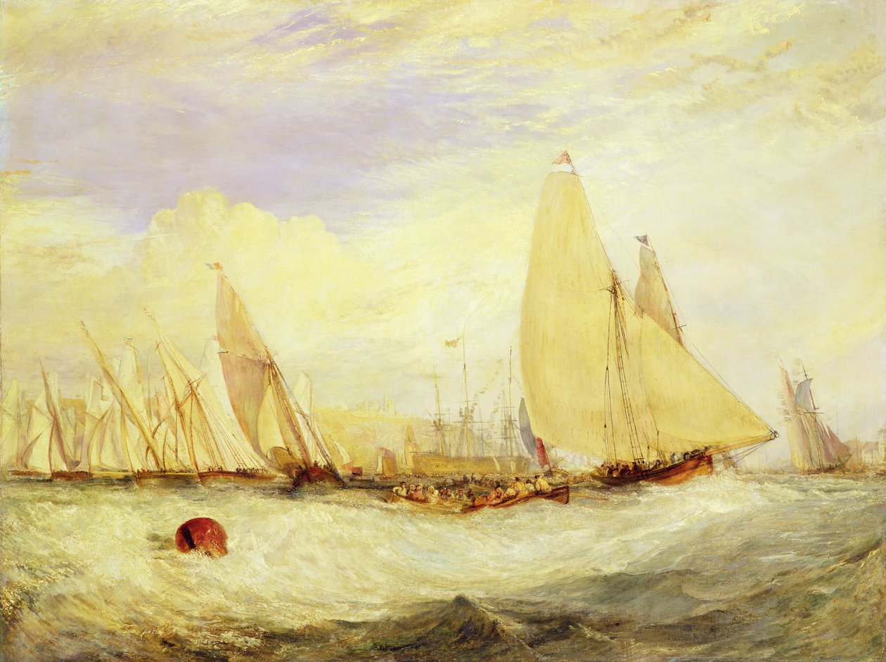 East Cowes kastély, a J Nash Esq. székhelye, a Regatta Beating to Windward alkotó: Joseph Mallord William Turner