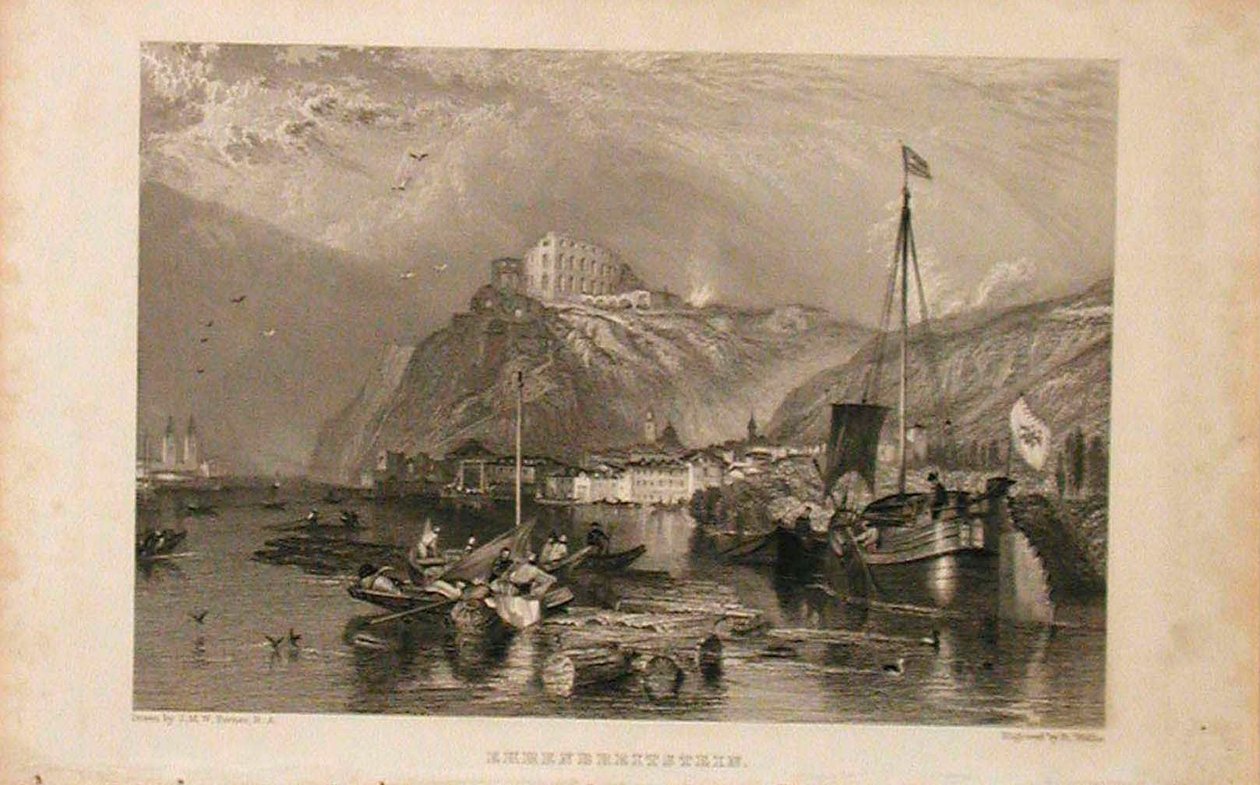 Ehrenbreitstein alkotó: Joseph Mallord William Turner