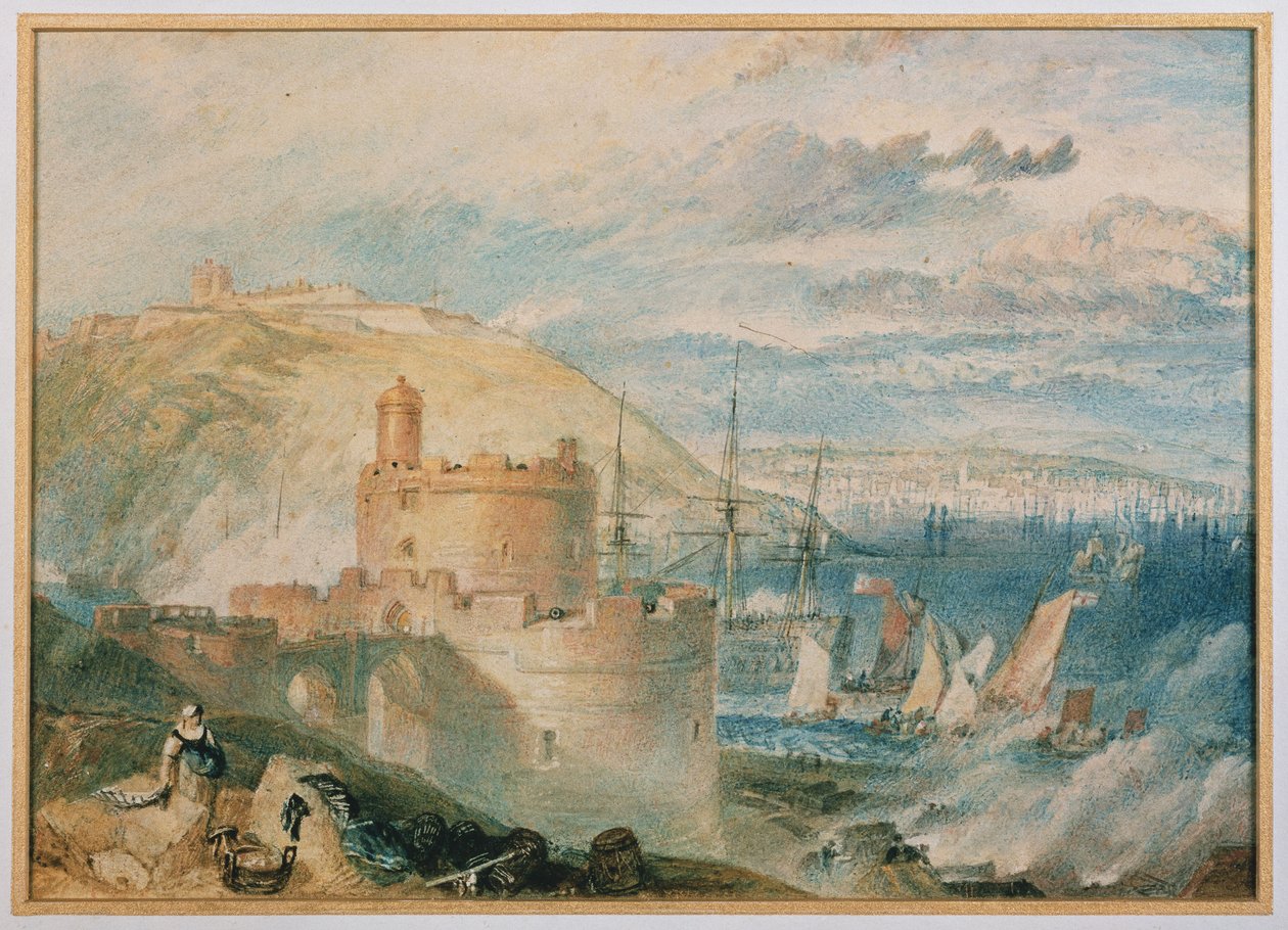 Falmouth kikötője, 1825 körül alkotó: Joseph Mallord William Turner