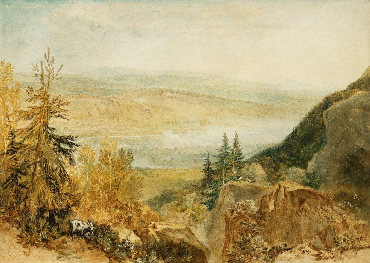 Farnley Hall Otley felett, alkotó: Joseph Mallord William Turner