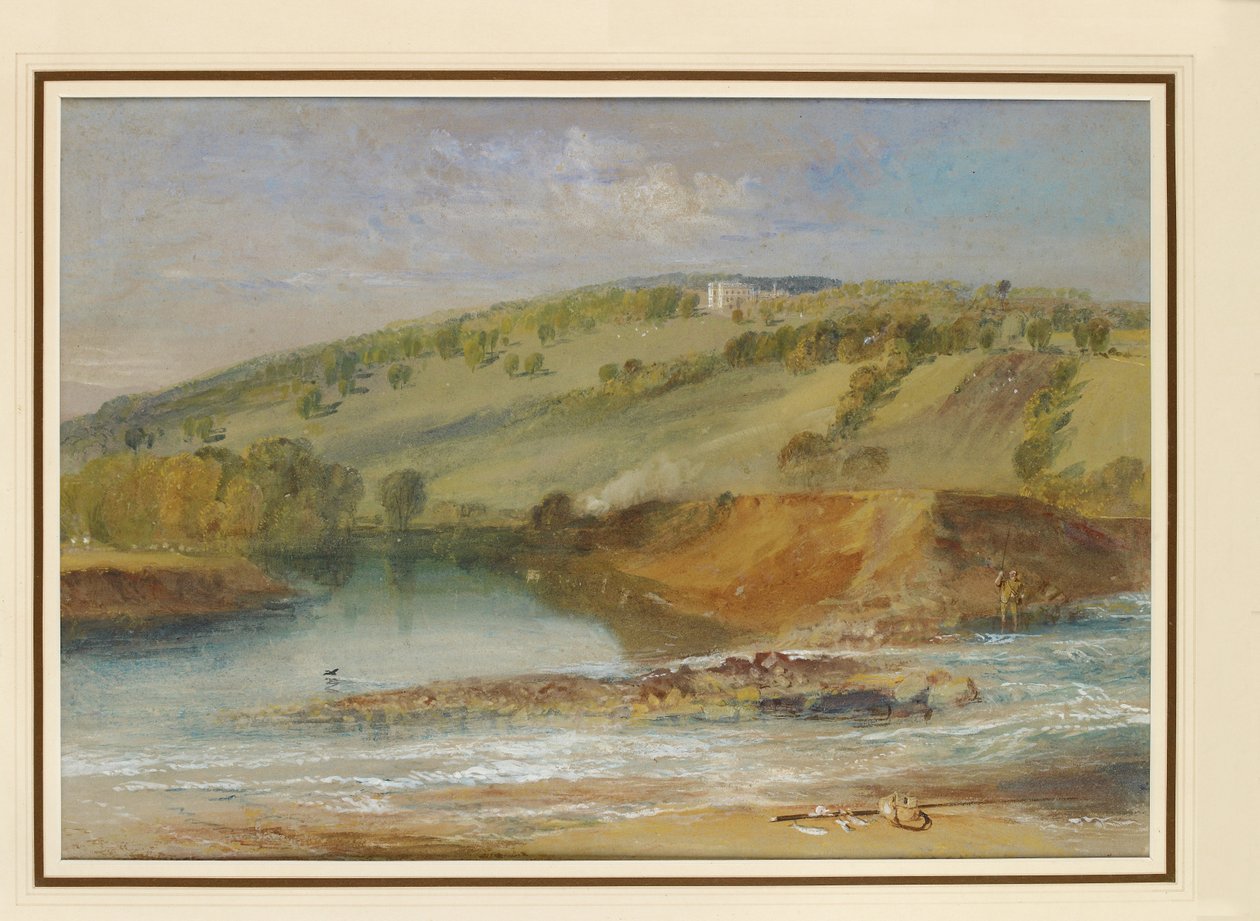 Farnley Hall, from the Junction of the Wharfe and the Washburn alkotó: Joseph Mallord William Turner