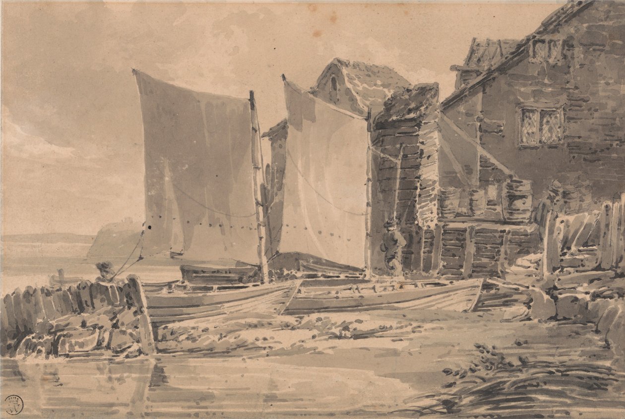 Halászház, Dover alkotó: Joseph Mallord William Turner