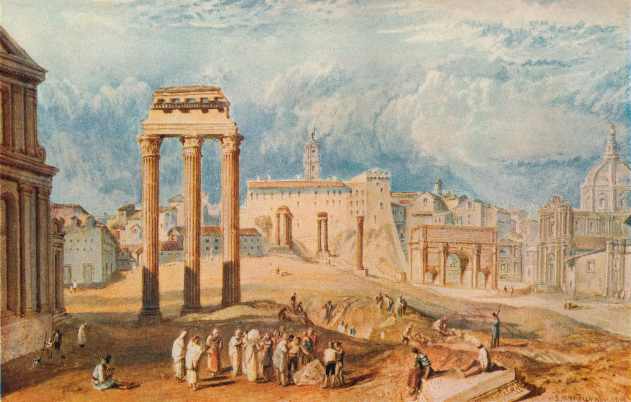 Forum Romanum, 1818 alkotó: Joseph Mallord William Turner