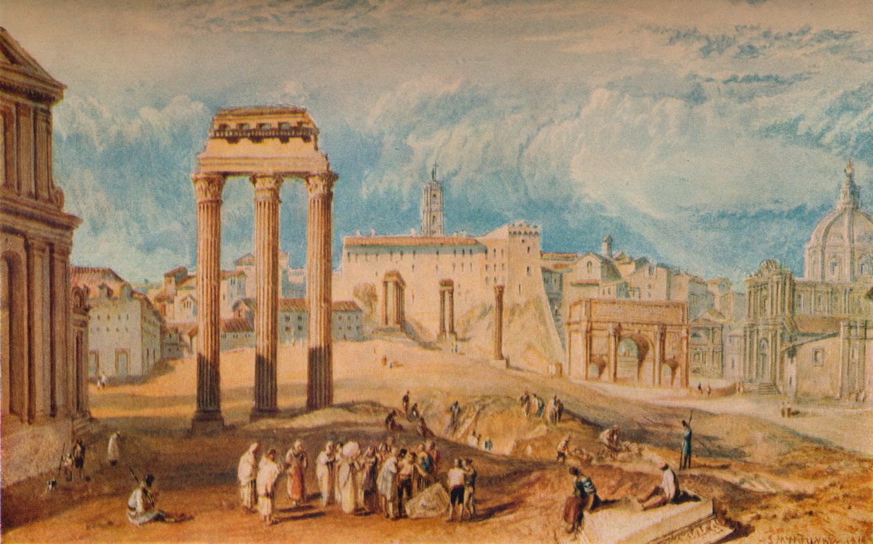 Forum Romanum, 1818, 1938 alkotó: Joseph Mallord William Turner