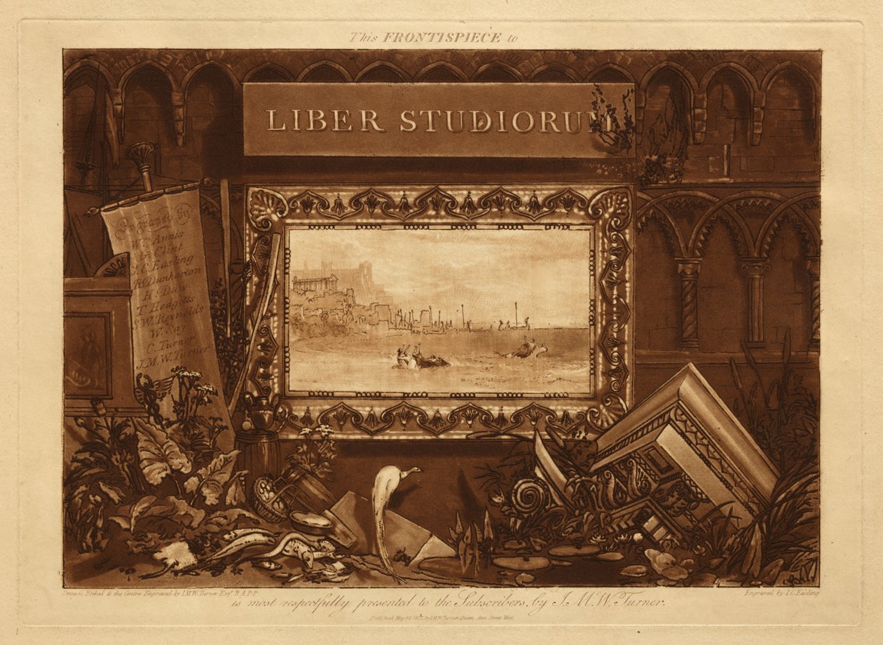 Előzéklap alkotó: Joseph Mallord William Turner