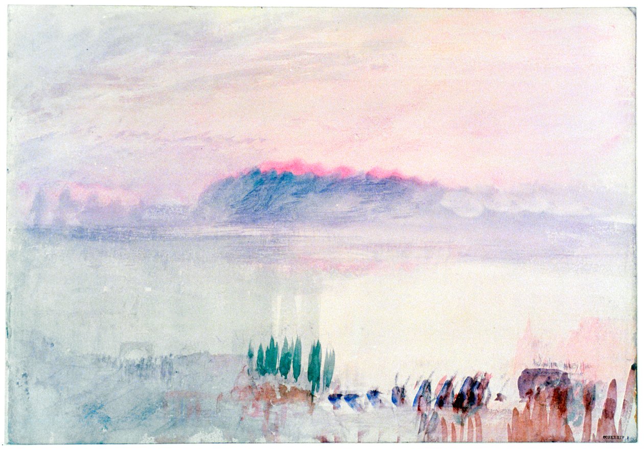 Temetés Lausanne-ban, 1841 alkotó: Joseph Mallord William Turner