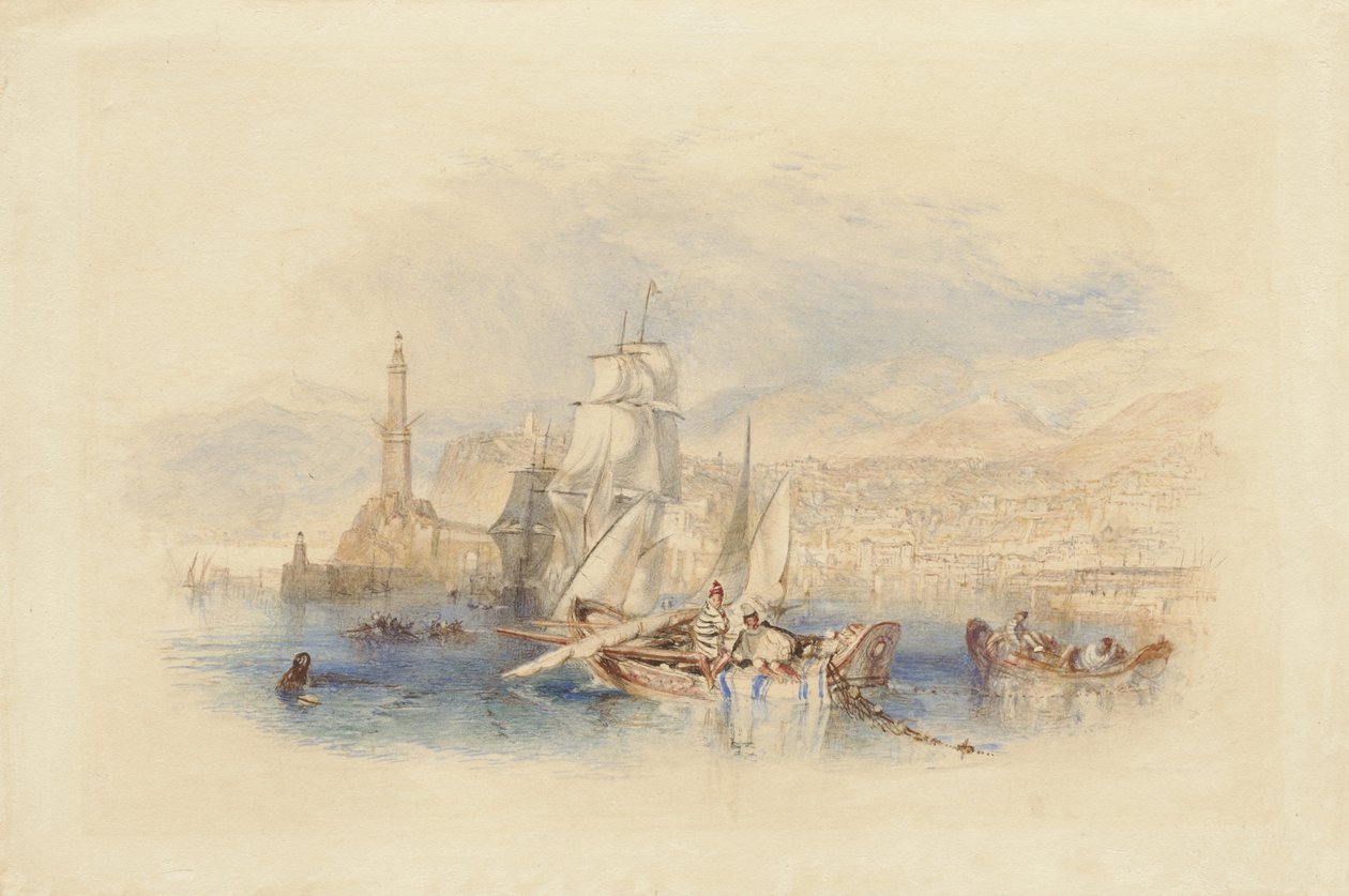 Genova, 1832 körül alkotó: Joseph Mallord William Turner