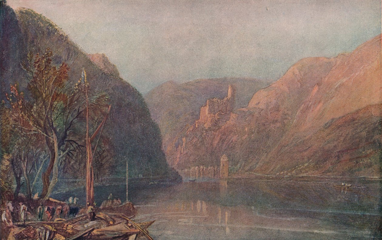 Goarhausen és Katz-kastély, 1909 alkotó: Joseph Mallord William Turner