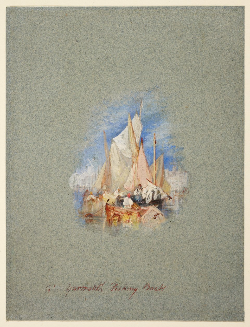 Great Yarmouth-i halászhajók alkotó: Joseph Mallord William Turner