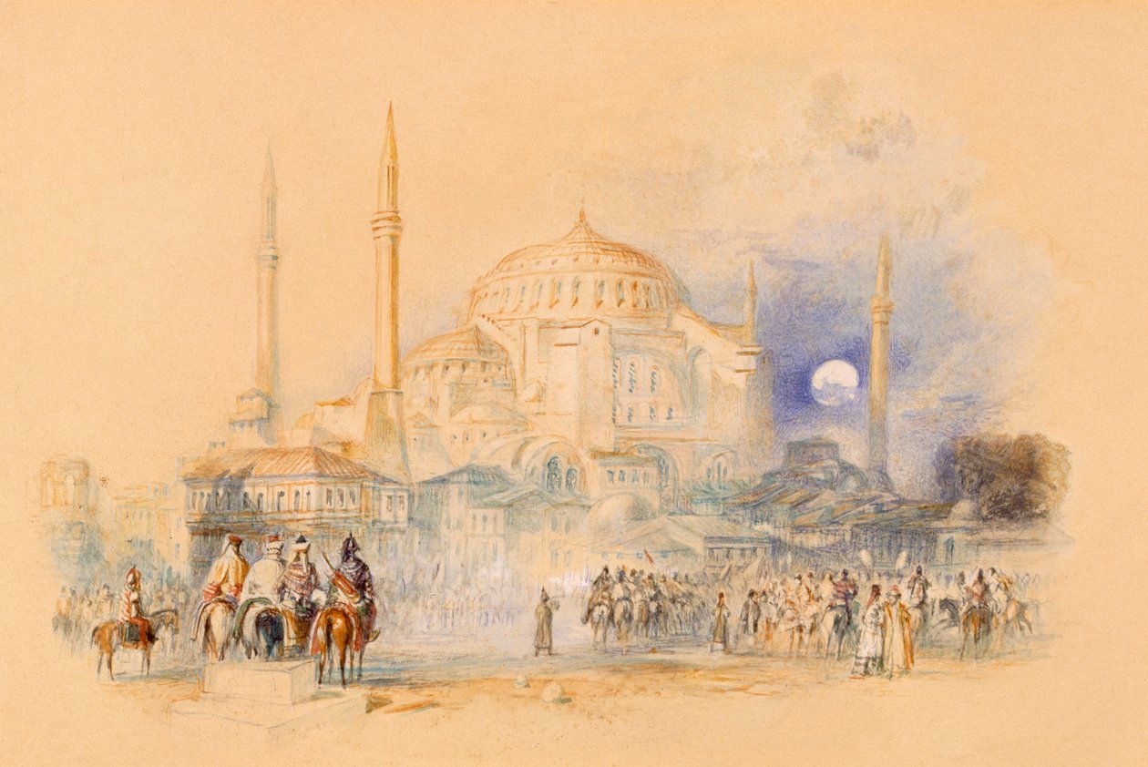 Hagia Szophia alkotó: Joseph Mallord William Turner