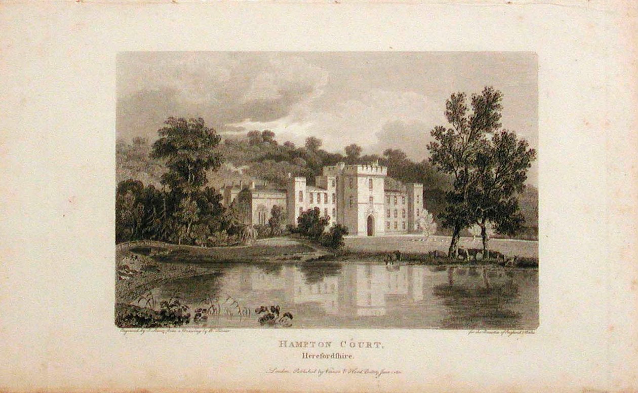 Hampton Court, Herefordshire alkotó: Joseph Mallord William Turner