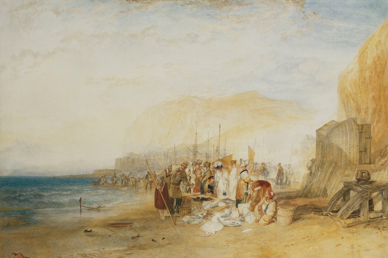Hastings: Halpiac a homokon, kora reggel, 1822 alkotó: Joseph Mallord William Turner