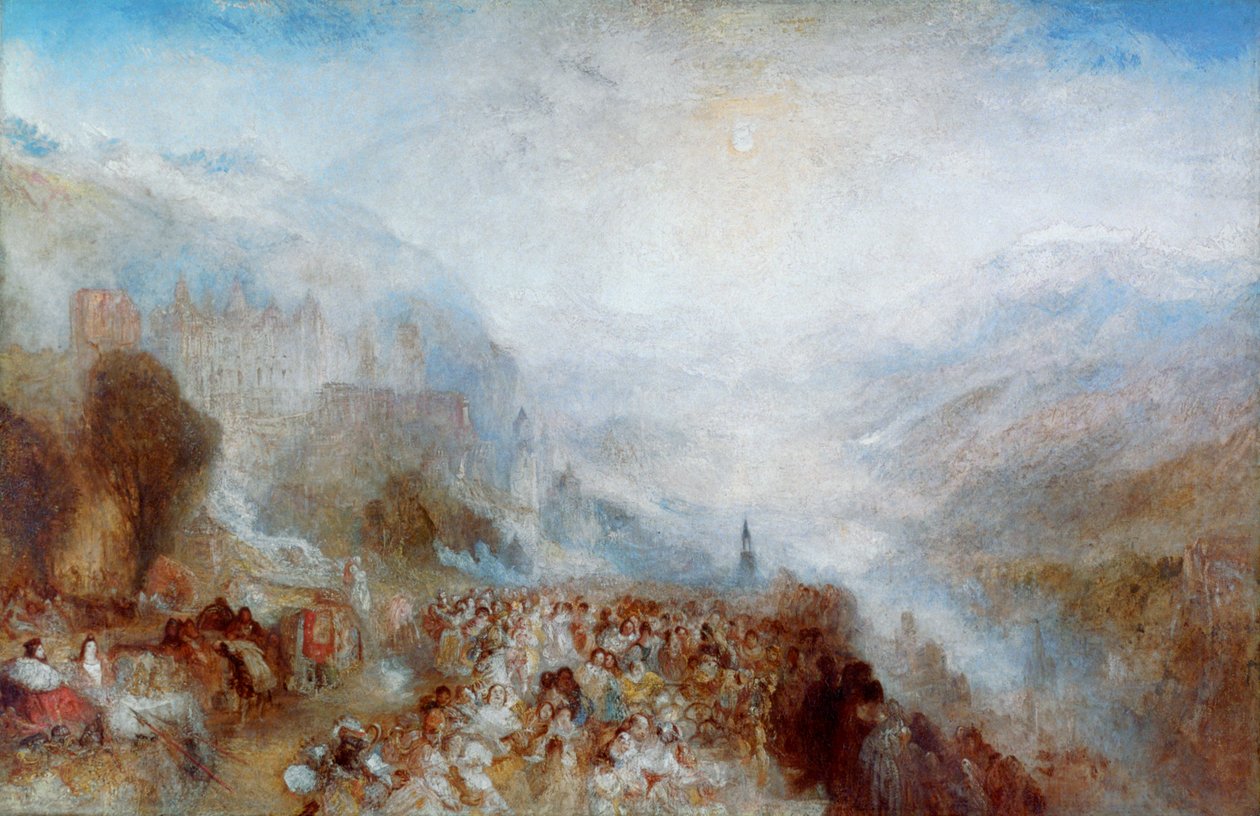 Heidelberg, 1844-1845 alkotó: Joseph Mallord William Turner