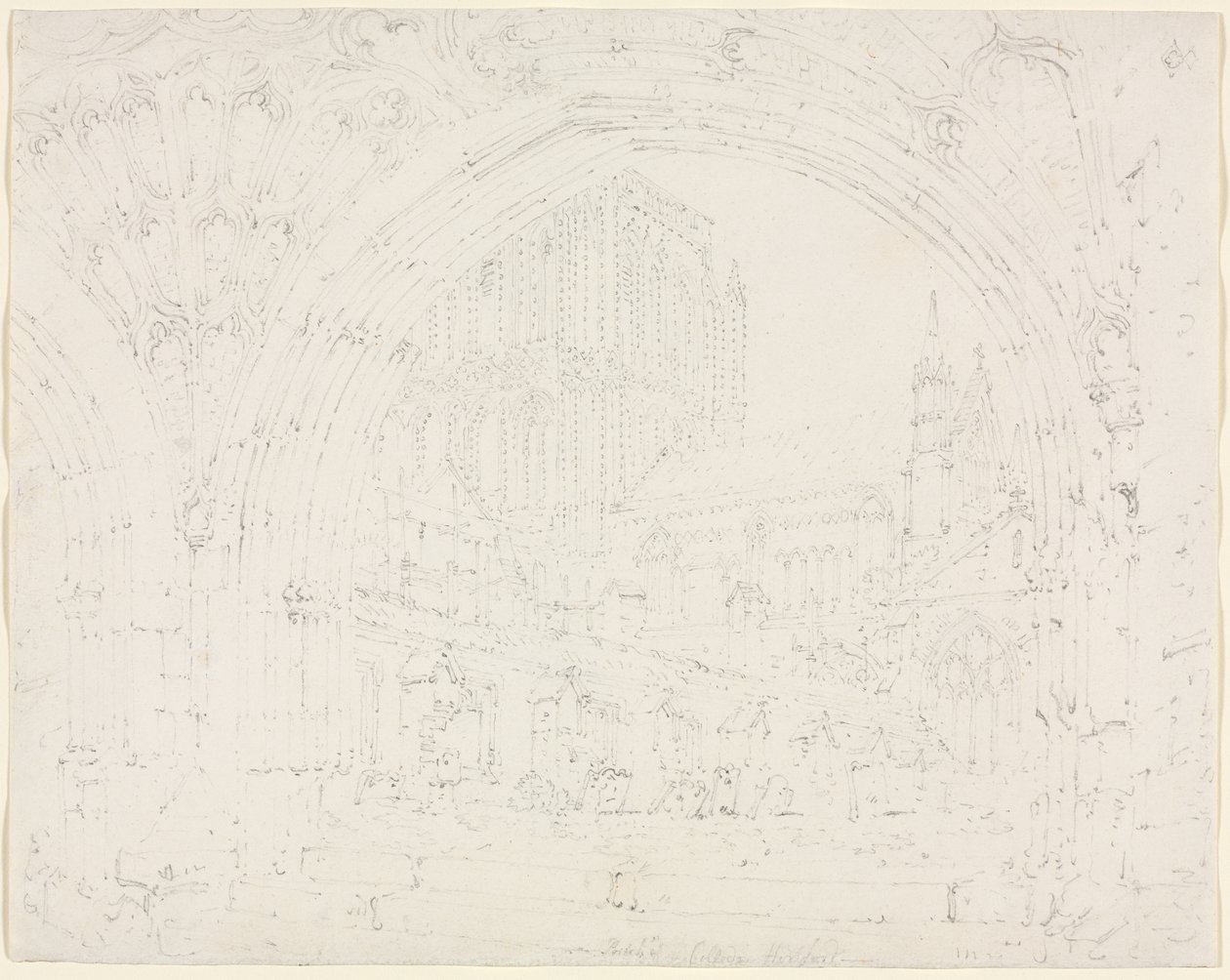 Herefordi katedrális alkotó: Joseph Mallord William Turner