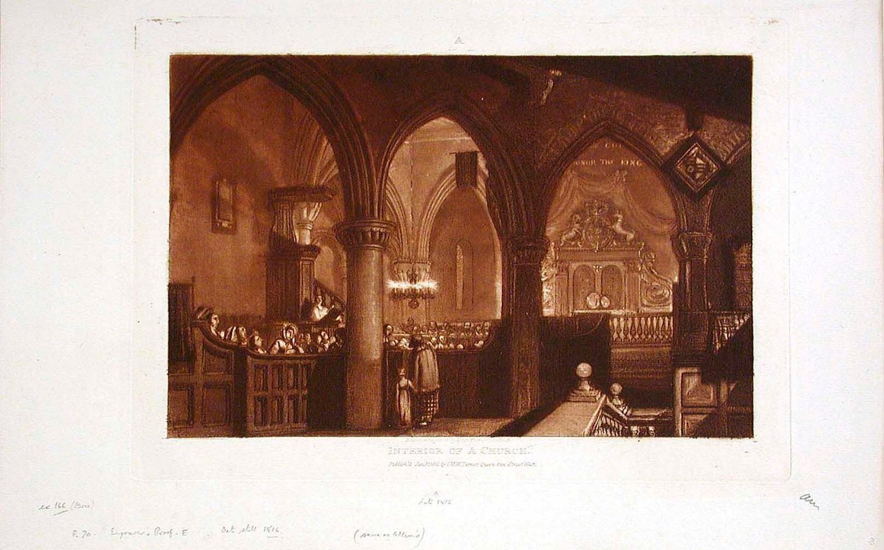 Templombelső alkotó: Joseph Mallord William Turner