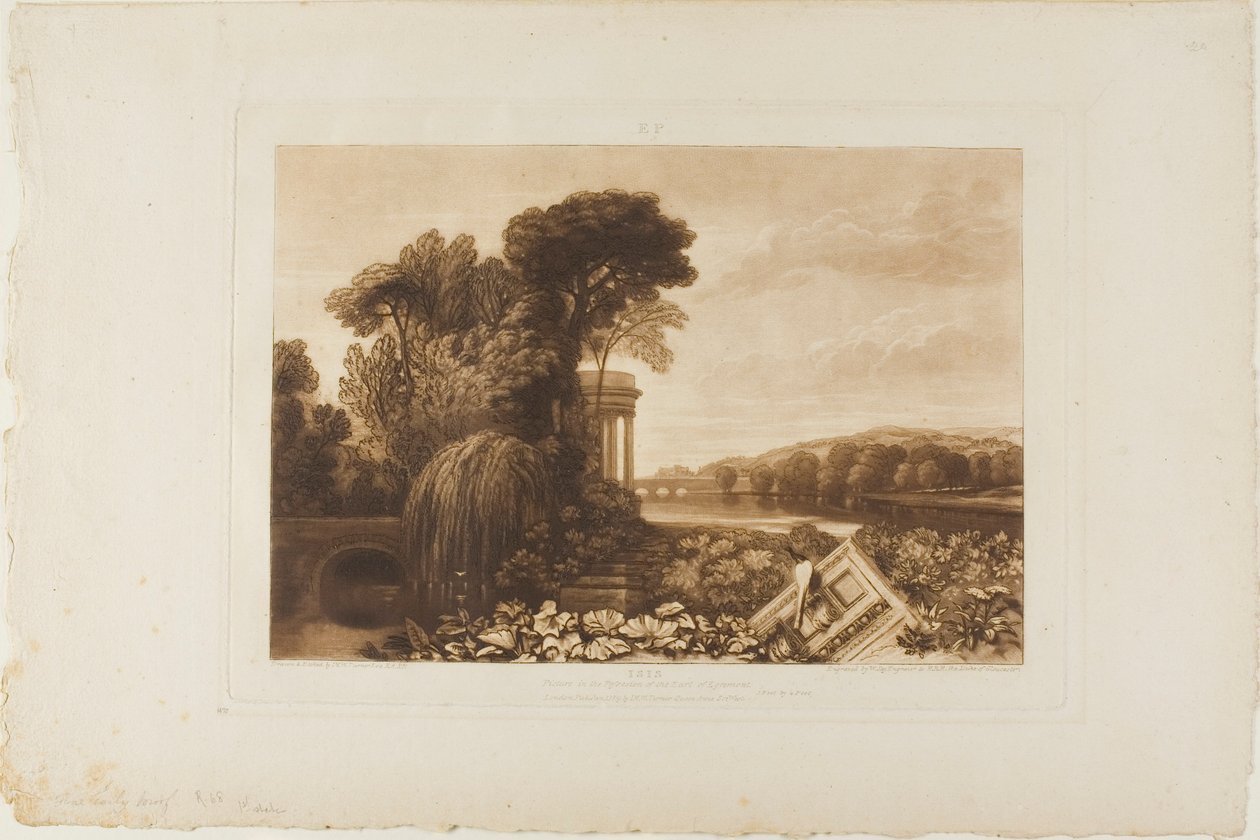 Isis, 68. tábla a Tanulmányok Könyvéből alkotó: Joseph Mallord William Turner