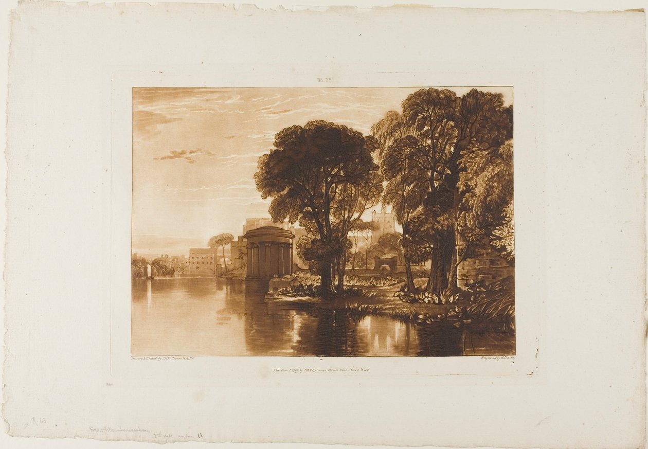 Isleworth, 63-as lemez a Liber Studiorumtól alkotó: Joseph Mallord William Turner