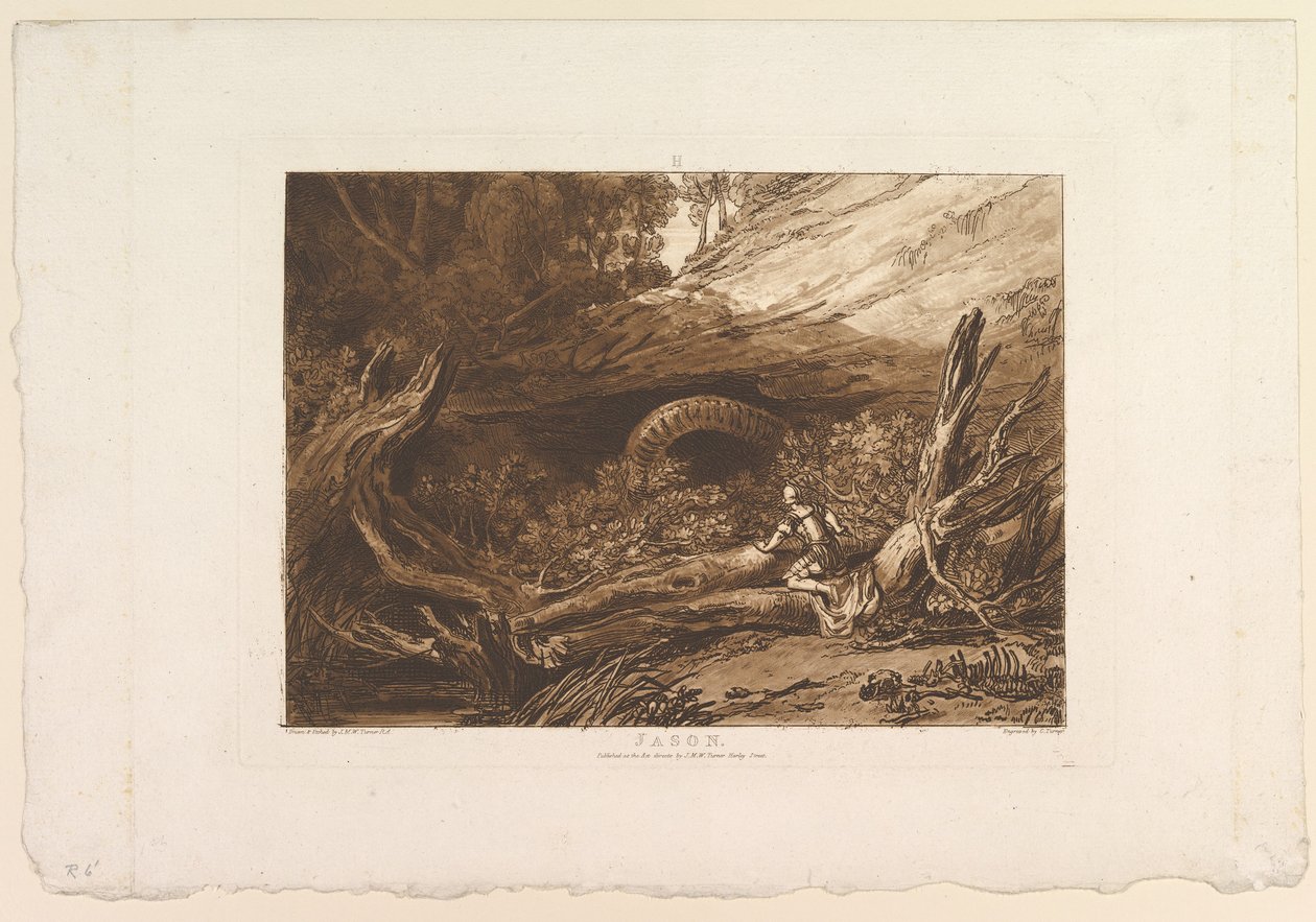 Jason Liber Studiorum, I. rész, 6. lemez, 1807. június 11. alkotó: Joseph Mallord William Turner
